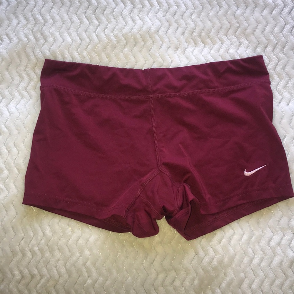 Maroon Nike spandex